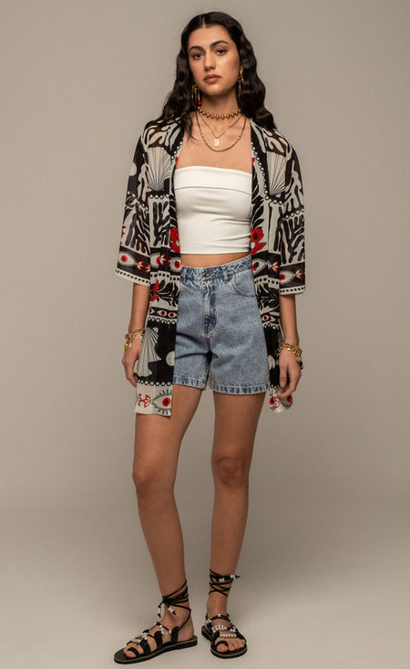 OCEANIC KIMONO - Vesta Donna