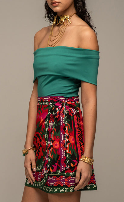 RAPTURE WRAP MINI SKIRT