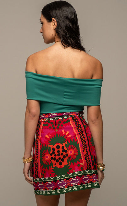 RAPTURE WRAP MINI SKIRT
