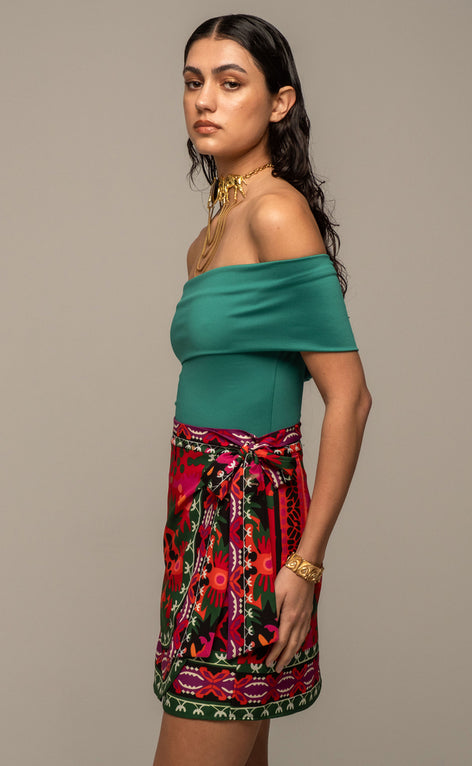 RAPTURE WRAP MINI SKIRT