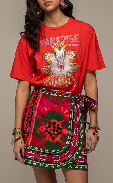 RAPTURE WRAP MINI SKIRT