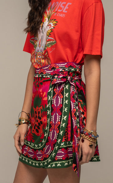 RAPTURE WRAP MINI SKIRT