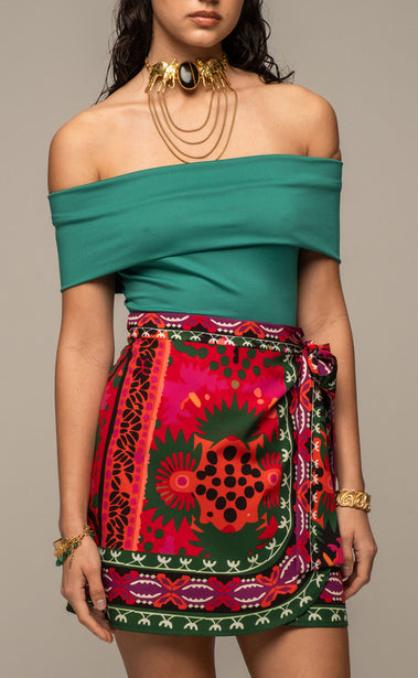 RAPTURE WRAP MINI SKIRT