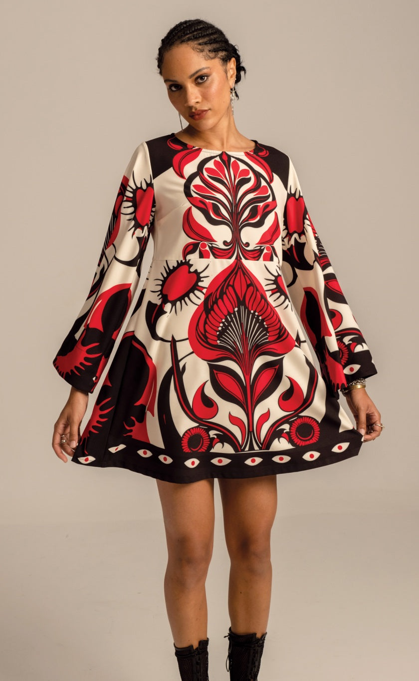 LILIUM SHORT DRESS - Vesta Donna