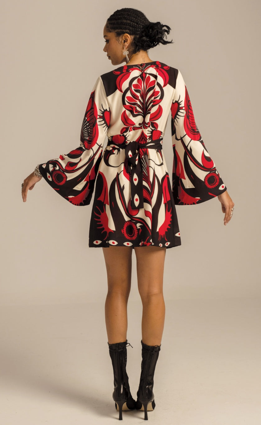 LILIUM SHORT DRESS - Vesta Donna