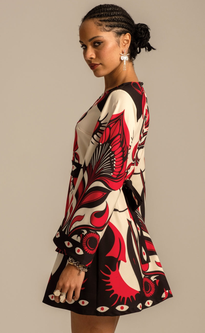 LILIUM SHORT DRESS - Vesta Donna