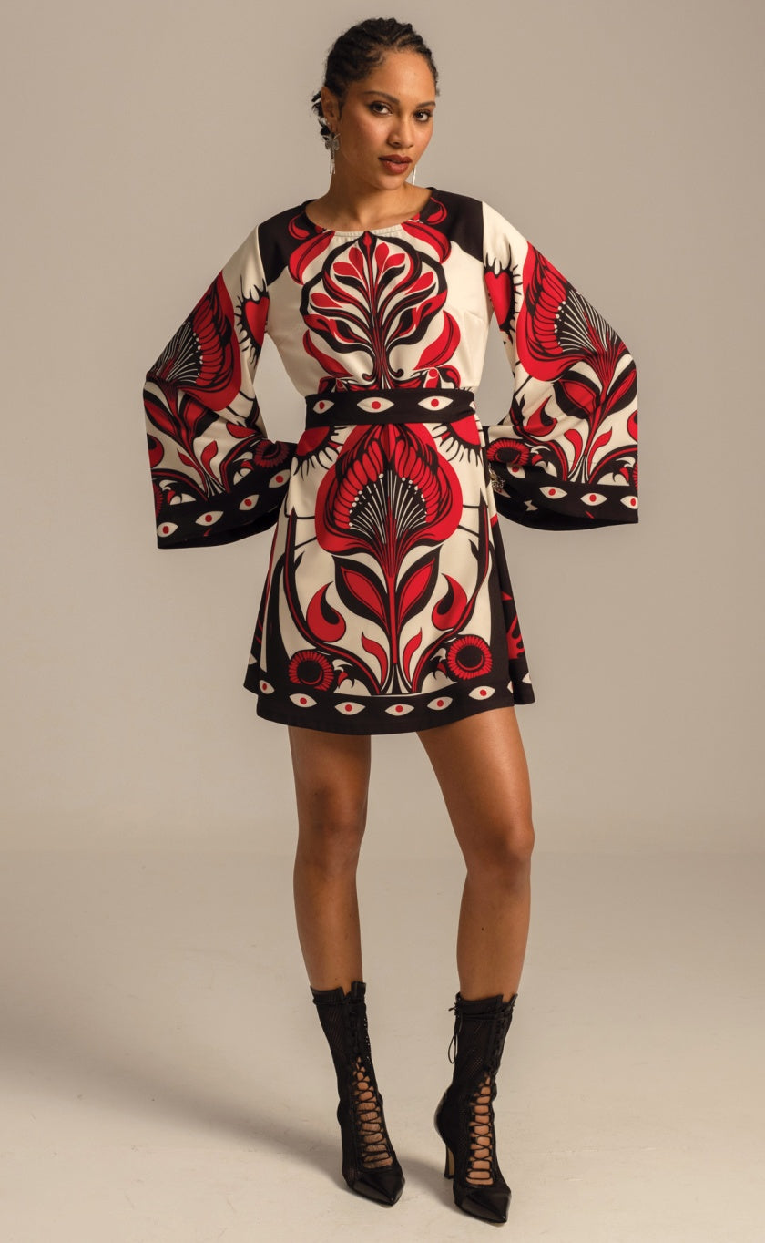 LILIUM SHORT DRESS - Vesta Donna