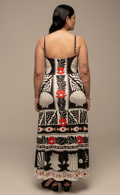OCEANIC LONG DRESS - Vesta Donna