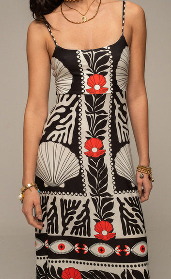 OCEANIC LONG DRESS - Vesta Donna