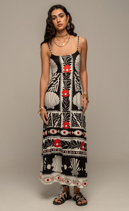 OCEANIC LONG DRESS - Vesta Donna