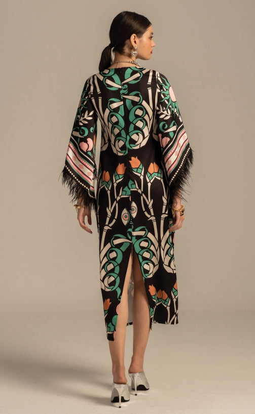 MOONFLOWER LONG DRESS - Vesta Donna