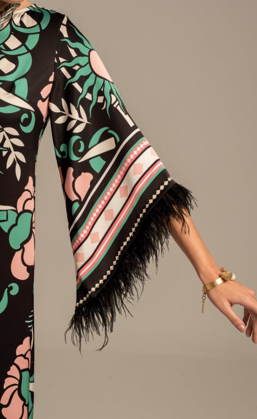 MOONFLOWER LONG DRESS - Vesta Donna