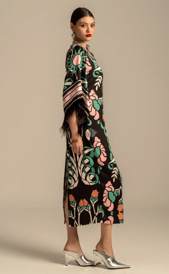 MOONFLOWER LONG DRESS - Vesta Donna