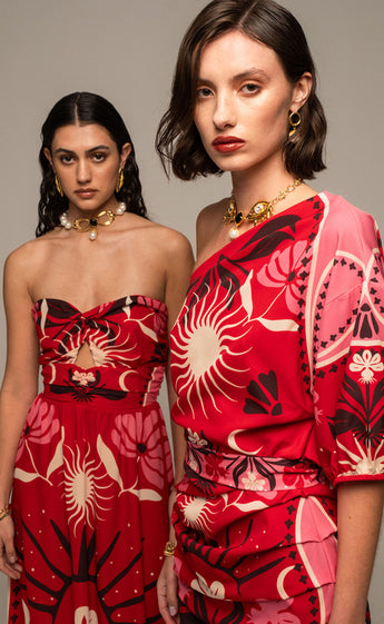 PASSIONFLOWER MINI DRESS - Vesta Donna