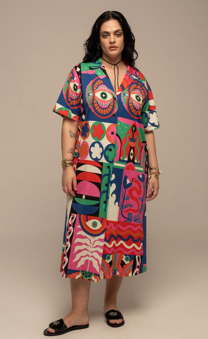 EUPHORIA SHIRT DRESS - Vesta Donna