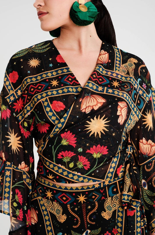 ETERNITY WRAP BLOUSE - Vesta Donna