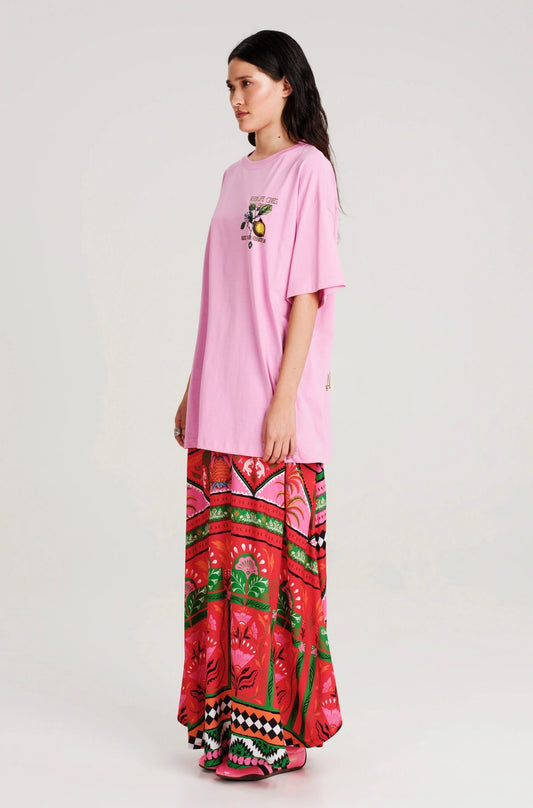 LEMON-DROP T-SHIRT PINK - Vesta Donna