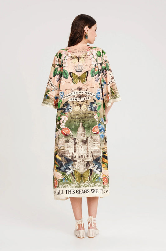 CITRUS KIMONO - Jacquard - Vesta Donna