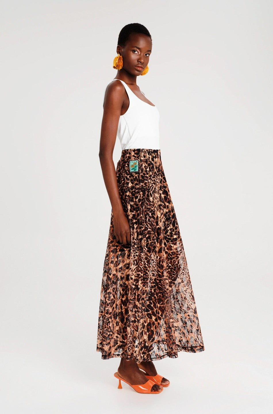 PULSE LONG SKIRT LACE - Vesta Donna