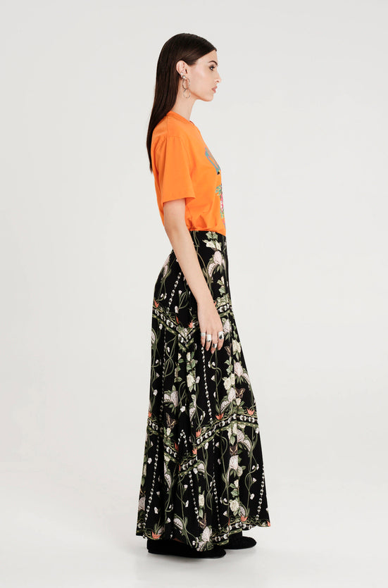 WILDFLOWERS MAXI SKIRT