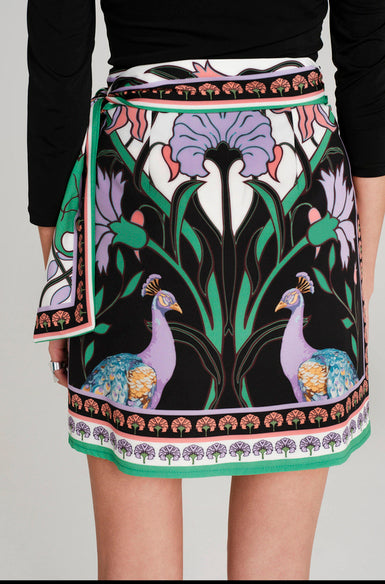 NOSTALGIA MINI WRAP SKIRT