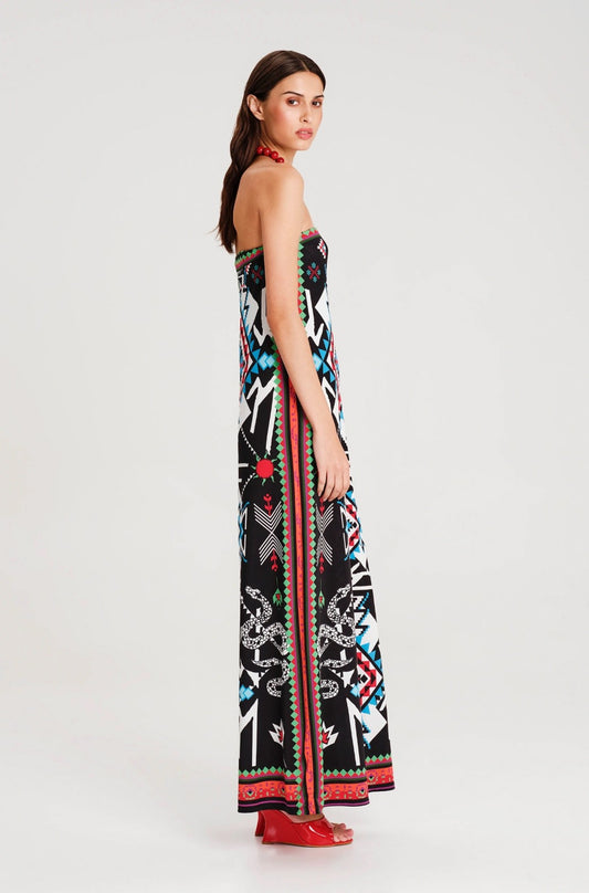 TREASURE STRAPLESS LONG DRESS