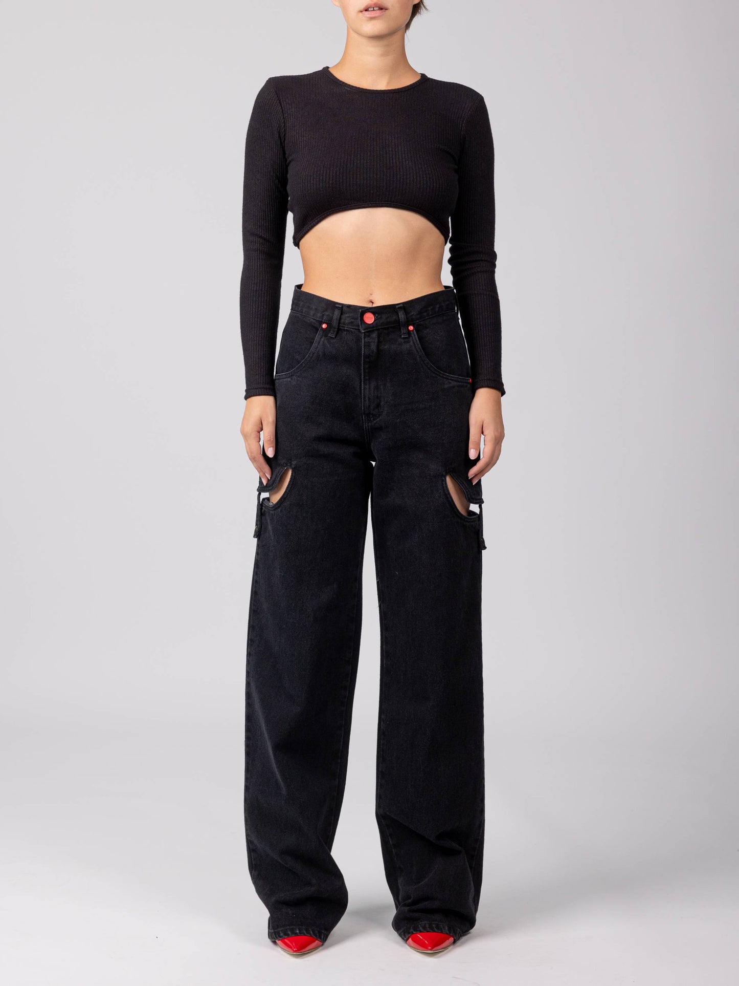 NAYIA WIDE LEG JEANS