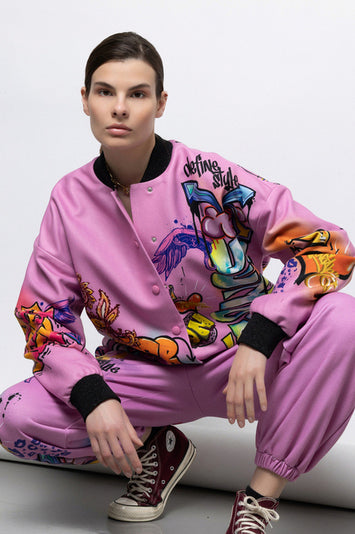 BEATRICE JACKET PINK - Vesta Donna