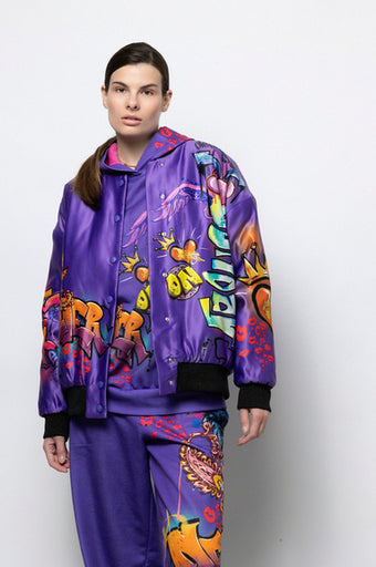 BEATRICE JACKET PURPLE - Vesta Donna