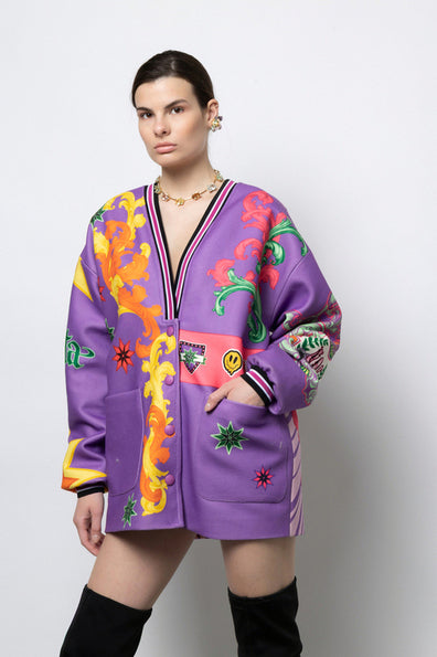 KATNISS JACKET PURPLE - Vesta Donna