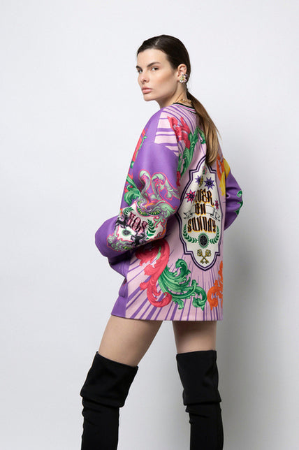 KATNISS JACKET PURPLE - Vesta Donna