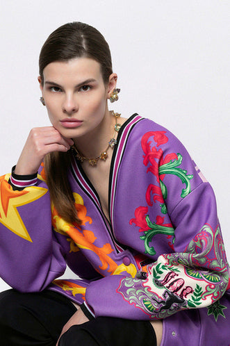 KATNISS JACKET PURPLE - Vesta Donna