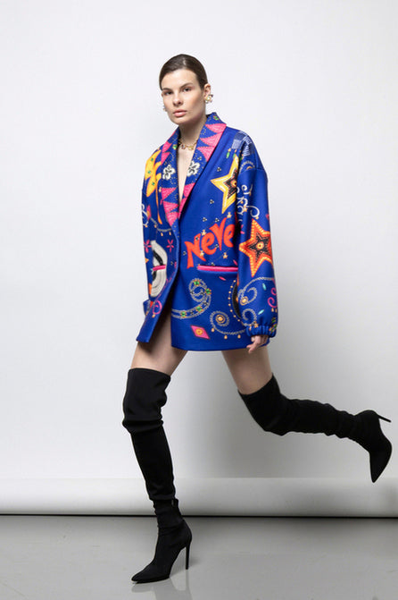 ZORA JACKET BLUE - Vesta Donna