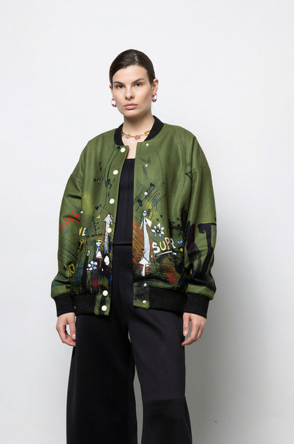 RUTH JACKET OLIVE - Vesta Donna