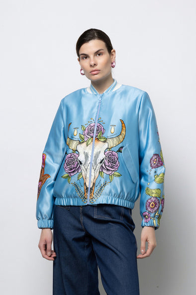 RANCH JACKET LIGHT BLUE - Vesta Donna