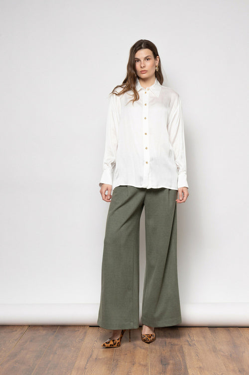 AXELIA SHIRT ECRU - Vesta Donna