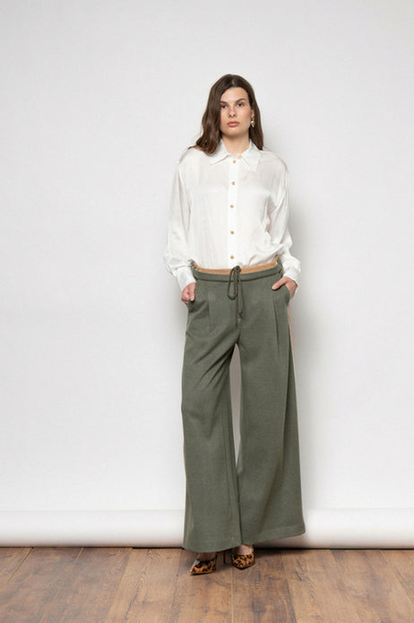 AXELIA SHIRT ECRU - Vesta Donna