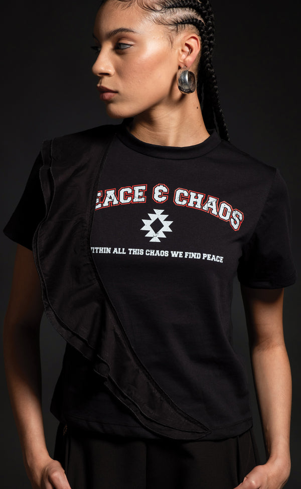 Peace & Chaos EMBLEM T-SHIRT - Vesta Donna