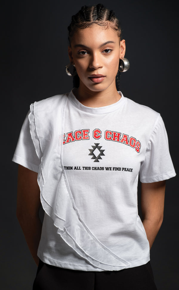 Peace & Chaos EMBLEM T-SHIRT - Vesta Donna