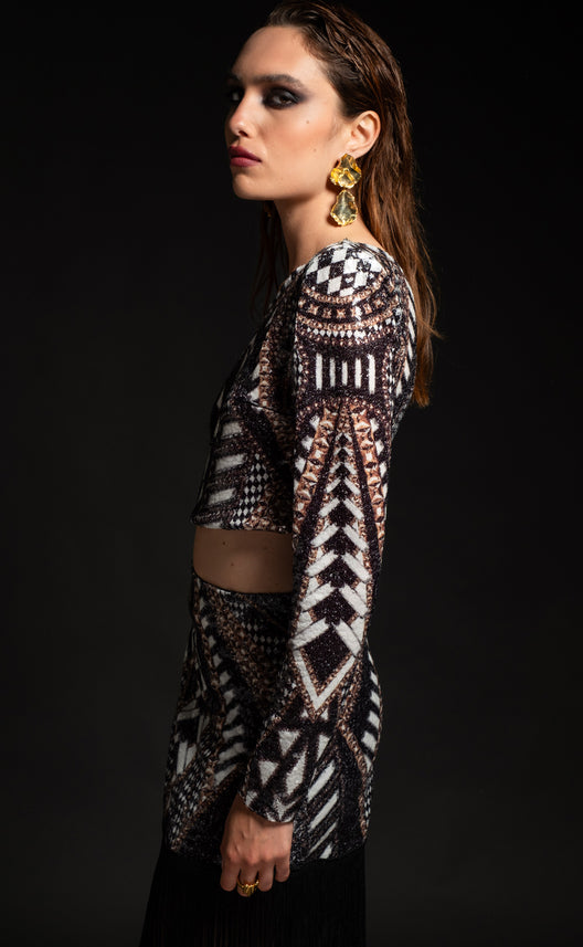 ABUNDANCE ONE SHOULDER TOP - Vesta Donna