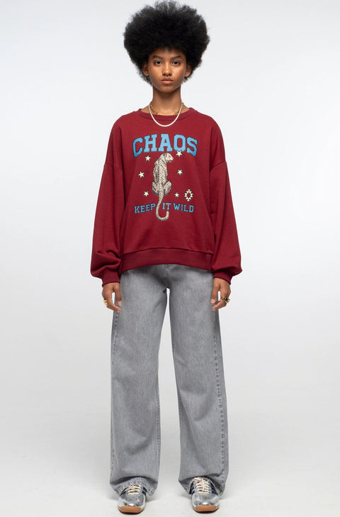 TIGRIS SWEATER BORDEAUX