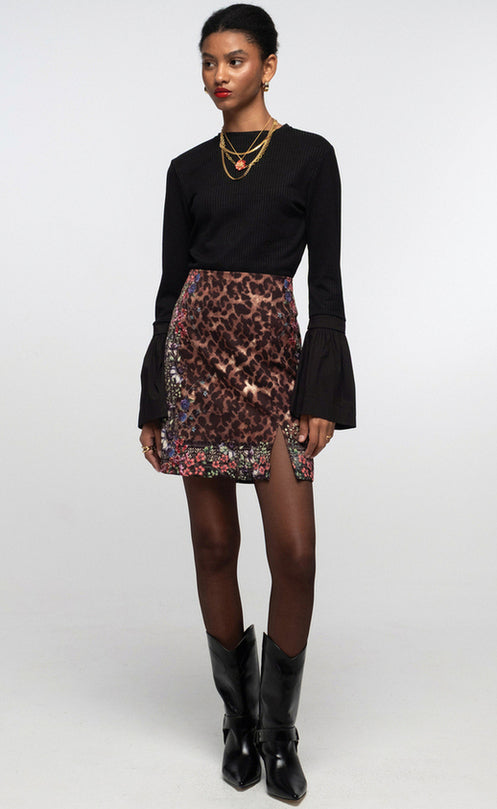CLEMATIS MINI SKIRT - Vesta Donna