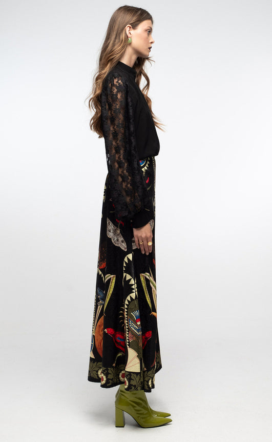 NOCTURNAL LONG SKIRT - Vesta Donna