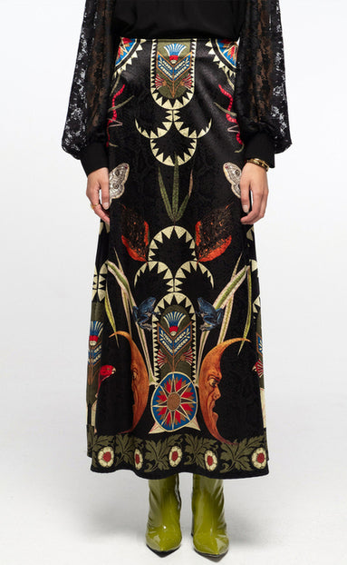 NOCTURNAL LONG SKIRT - Vesta Donna