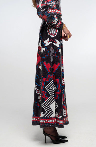 LEGACY LONG SEQUIN SKIRT
