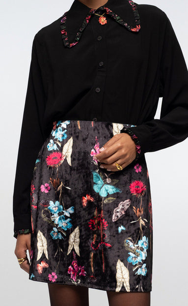 HYDRANGEA MINI SKIRT - Vesta Donna