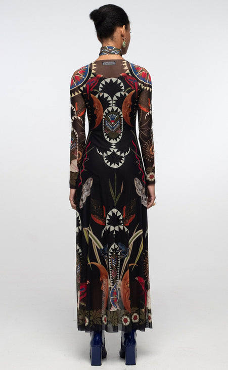 NOCTURNAL LONG DRESS - Vesta Donna