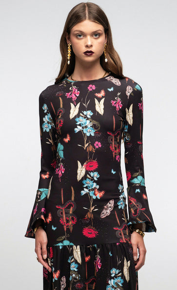 HYDRANGEA LONG DRESS - Vesta Donna