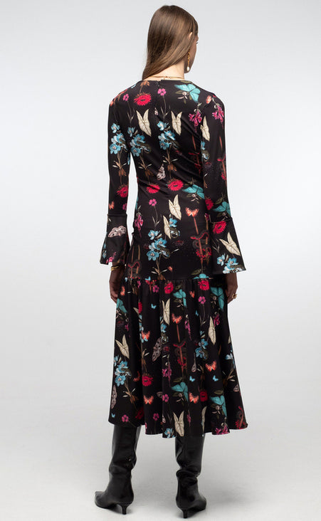 HYDRANGEA LONG DRESS - Vesta Donna