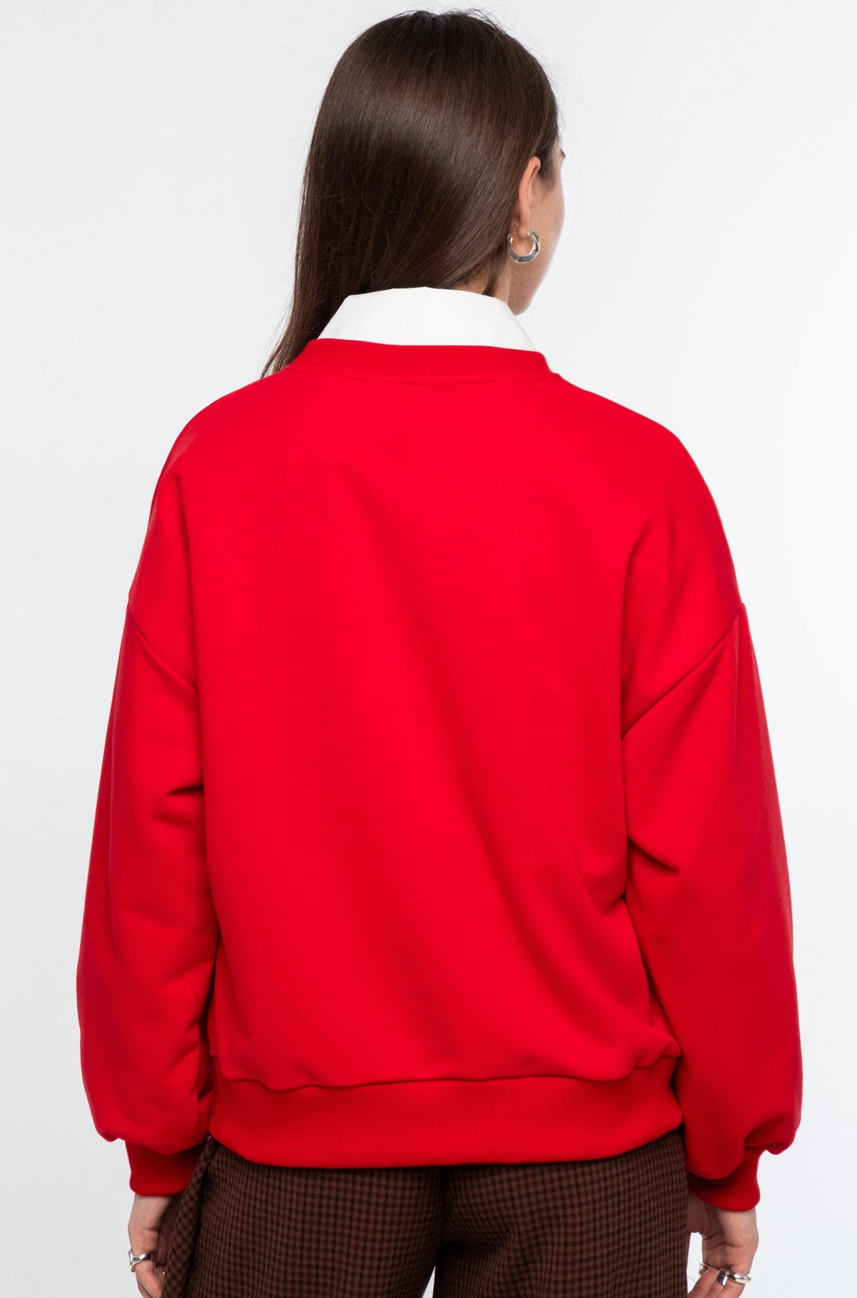 VARSITY SWEATER RED